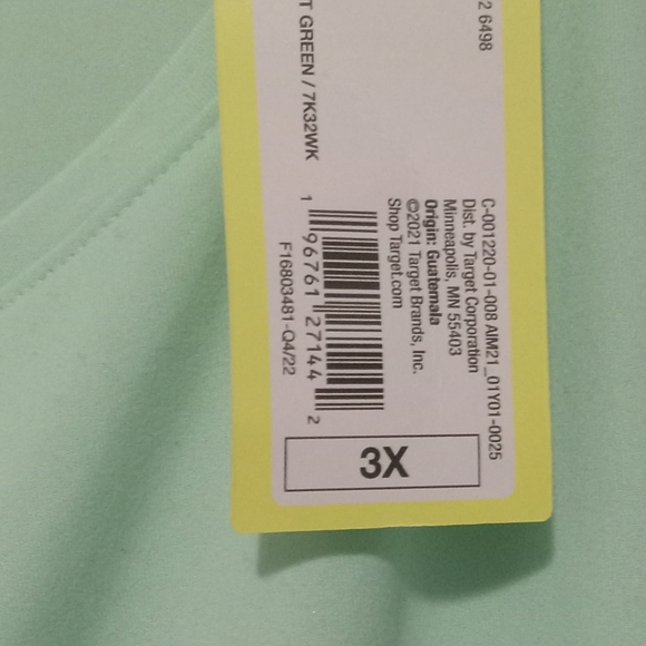 Woman all in motion shirt  size 3XL green - Picture 4 of 4